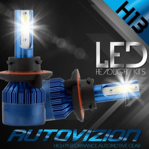 AUTOVIZION LED HID Headlight  kit H13 9008 6000K for 2007-2012 Dodge Nitro - Picture 1 of 12