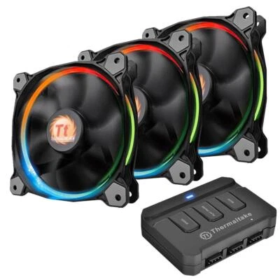 Thermaltake Riing 12 RGB LED Gehäuselüfter 120 mm Case-Modding (3er Set) - Bild 1 von 4