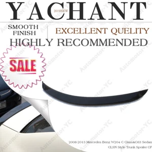 Alerón de maletero de carbono clssn para 08-13 Mercedes Benz Clase W204 Clase C y Sedán C63 - Imagen 1 de 12