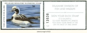 Estampilla de pato D2K Delaware 2001 $6,00 - Imagen 1 de 1