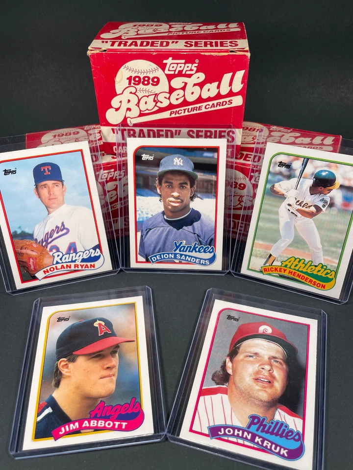 1989 TOPPS TRADED U Pick #1T-#132T DEION SANDERS RC NOLAN RICKEY NM-MT Qty Disc! - Image 1 of 1