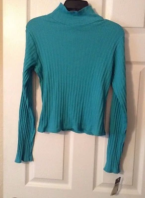 Ralph Lauren Essentials Niñas Talla XL Verde Manga Larga Cuello Tortuga Con Broches de Presión Nuevo con Etiquetas Foto 1 de 4