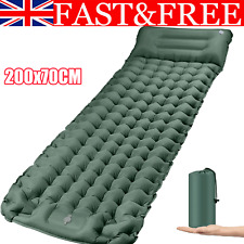 Inflatable Camping Mattress Air Mat Sleeping Pad Hiking Roll Up Bed Mat