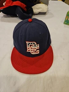 Washington Nationals Hat Cap Fitted 7 3/8 DC Stars Stripes New Era MLB Mens - Picture 1 of 10