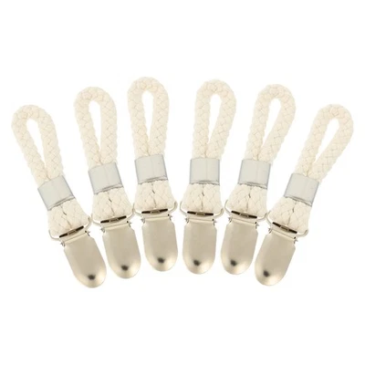  6 Pcs Handtuchhacken Handtuchhalte Wäschesklammern Kleidung Clips - Bild 1 von 4
