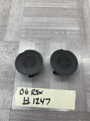 🔰❗️2002-2006 ACURA RSX OEM TABLERO NEGRO TWEETER ALTAVOCES CONJUNTO 03 04 05 Foto 1 de 2