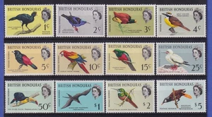 Britisch Honduras (Belize) 1962 Tropische Vögel Mi.-Nr. 164-175 X postfrisch ** - Bild 1 von 1