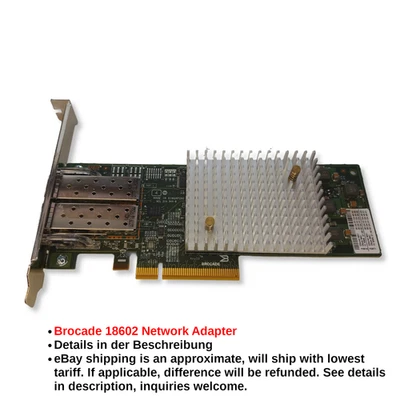Brocade RS-1860-2A01 2-Port 16Gbps FC 10Gbps Eth PCI-E - BR0110401-38 A NIC - Bild 1 von 4