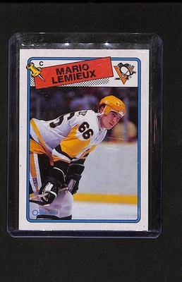 1988-89 O-Pee-Chee #1 Mario Lemieux - Image 1 of 2
