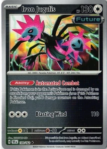 Iron Jugulis Reverse Holo Uncommon SV05: Temporal Forces TEF EN 139/162 NM - Picture 1 of 1