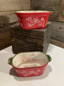 Mini Teglia da Forno 2 Tentazioni Natalizie in Pizzo Floreale NUOVA - Foto 1 di 6