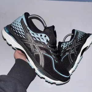 Asics Gel Cumulus 19 Men’s Sneakers 8.5 Black Mesh Lace Up Running Active Shoes - Picture 1 of 18