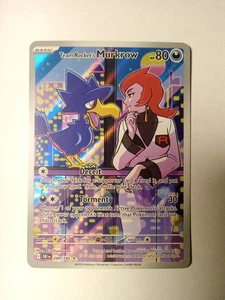 Team Rocket's Murkrow 200/182 Sv10: Destined Rivals Holo ¡Envío gratuito! - Imagen 1 de 2