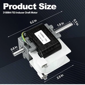 318984-753 Furnace Inducer Draft Motor Fit for Carr-ier Pay-ne HC21ZE11 - Picture 1 of 1