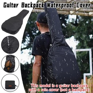 Gitarrenrucksack Staubschutz Instrumententasche Regenschutz Folk Schutzhülle. - Bild 1 von 20