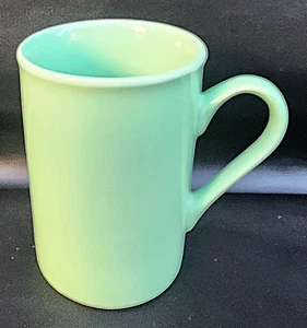 Old Amsterdam Porcelain Works Green Mug [VHTF] (EUC) - Picture 1 of 5