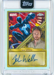 Topps Marvel Mint 2025 | Zeb Wells Autograph /50 ENCASED #CA-ZW Spiderman Venom - Picture 1 of 2