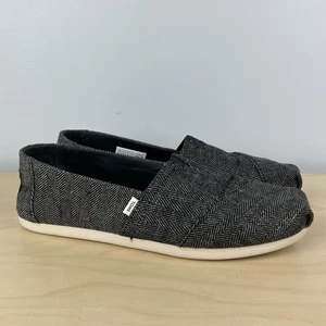 Scarpe mocassino casual Toms donna taglia 8,5 grigio alpargata - Foto 1 di 10