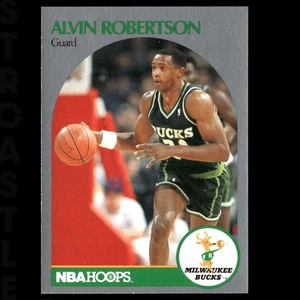 Scheda basket Alvin Robertson 1990-91 NBA Hoops #182 San Antonio Spurs ๐ - Foto 1 di 3
