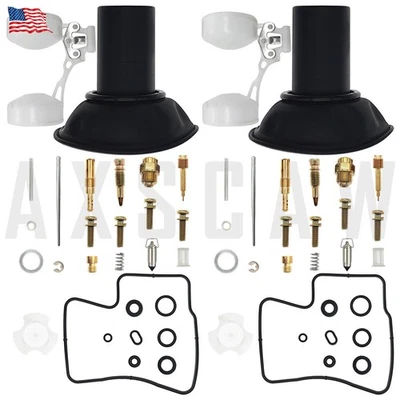 2X Carburetor Repair Kit Diaphragm Plunger For Honda Shadow Spirit 1100 VT1100C - Imagem 1 de 4