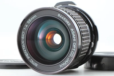 [Exc+5] Pentax SMC 6x7 55mm f/4 Wide Angle Lens for 6x7 67 67II From JAPAN - Image 1 of 4