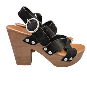 Chinese Laundry Party Shoes With Ankle Straps & Cork Platform Bottoms Size 9 - Picture 1 of 14