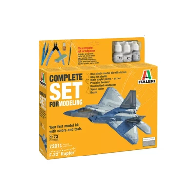 F-22 RAPTOR KIT 1:72 Italeri Kit Aerei Modellino Nuovo - Immagine 1 di 4