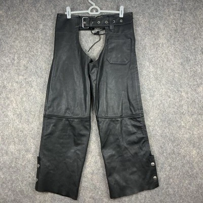 Gorras de moto de cuero para hombre Z1R negras talla pequeña cremallera a presión sin dobladillo 898 Foto 1 de 4