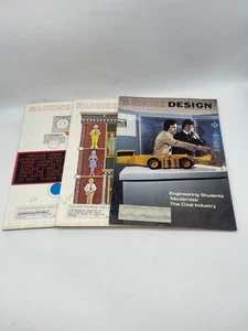 LOT OF 3  Machine Design Magazine 1976 Space Factor Technology Take Off Coal Ind - Picture 1 of 16