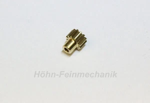 Stirnzahnrad, Zahnrad, Modul 0,5, aus Messing, 10 Zähne, 4mm Zahnbreite - Picture 1 of 1