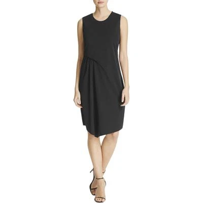 ELIE TAHARI ISOLDE Jersey Draped Sheath Black Dress Small NWT $298 - Image 1 of 4