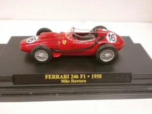 F1 COLLECTION - FERRARI 246 F1 1958 - M. HAWTORN - SERIE EDICOLA 1/43 - Foto 1 di 2