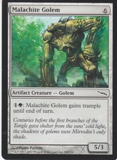 4X MALACHITE GOLEM ARTIFACT MIRRODIN MTG MAGIC NM X4 (yourdeckbuilder)