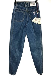 RARE Guess Vintage Wash High Waisted Slim Straight Mom Jeans Size 61-88 NWT - Picture 1 of 12