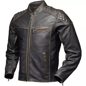 Modeka Herren Motorrad Jacke Phinix - Retro Biker Lederjacke Vintage Cafe Racer - Bild 1 von 3