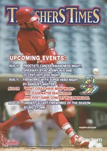 Jose Pujols 2018 Clearwater Threshers Phillies Minor League Baseball Program - Picture 1 of 1