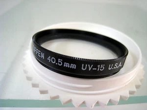 Tiffen 40.5mm UV15 (UV-15) Glass Filter MFR #405UV15 - Picture 1 of 4