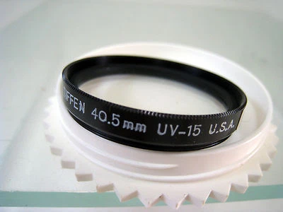 Tiffen 40.5mm UV15 (UV-15) Glass Filter MFR #405UV15 - Image 1 of 4
