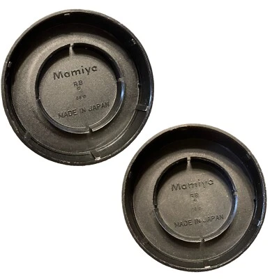 MAMIYA RB 88mm Mount Lens Cap Rear Lens Cap -Set of 2 -  USED - Image 1 of 4