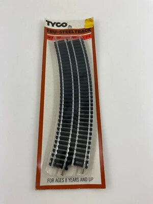 NEW Tyco HO Tru Steel #418 18" Radius Curve Track  Pack of 4 91-2-259 - Image 1 of 2