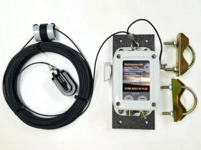 Antena de alimentación final EFHW-8010-1K-Plus / Placa de instalación / SWR BAJO / 130 pies de largo Foto 1 de 4