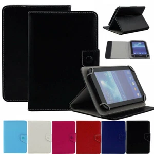 US Universal Adjustable Pattern Leather Case Cover For 7" 8" 10" 10.1" Tablet PC - Picture 1 of 20