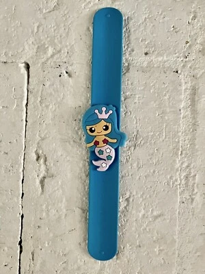 New ~”Mermaids”~ Snap Bracelet ~Slap Band ~Kids Party Fillers ~Girls ~ Blue - Imagem 1 de 3