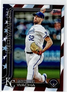2025 Topps Series 2 Independence Day Michael Wacha #d 60/76 #421 - Picture 1 of 2