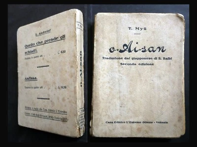 O.Ai.San-Traduzione dal giapponese di B. Balbi-Myu-2 ed. 1922- L'Estremo Oriente - Immagine 1 di 4