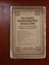 WILSON'S PHOTOGRAPHIC MAGAZINE, MAY 1893, MARGINAL CONDITION/cks/208219