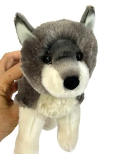 Peluche Lupo Cenere 9” Douglas Coccole Giocattoli 2+ Grigio Crema Unisex - Foto 1 di 18