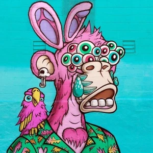 BUFF MONSTER - 2021 Mutant Ape Yacht Club MAYC 18x18" Giclee x/90 (not banksy) - Picture 1 of 5