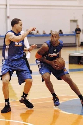 Authentic 2008-09 NBA New York KNICKS Basketball adidas Practice Jersey #3 - Image 1 of 4