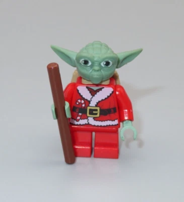 Lego Santa Yoda Navidad Vacaciones Star Wars minifigura 7958 Adviento Foto 1 de 2